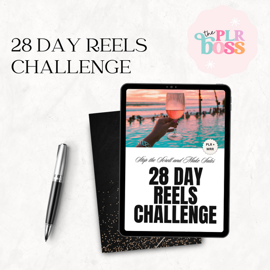 28 Day Reels Challenge with PLR